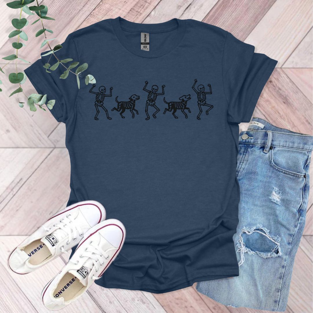 Dancing Skeletons and Dogs T-Shirt