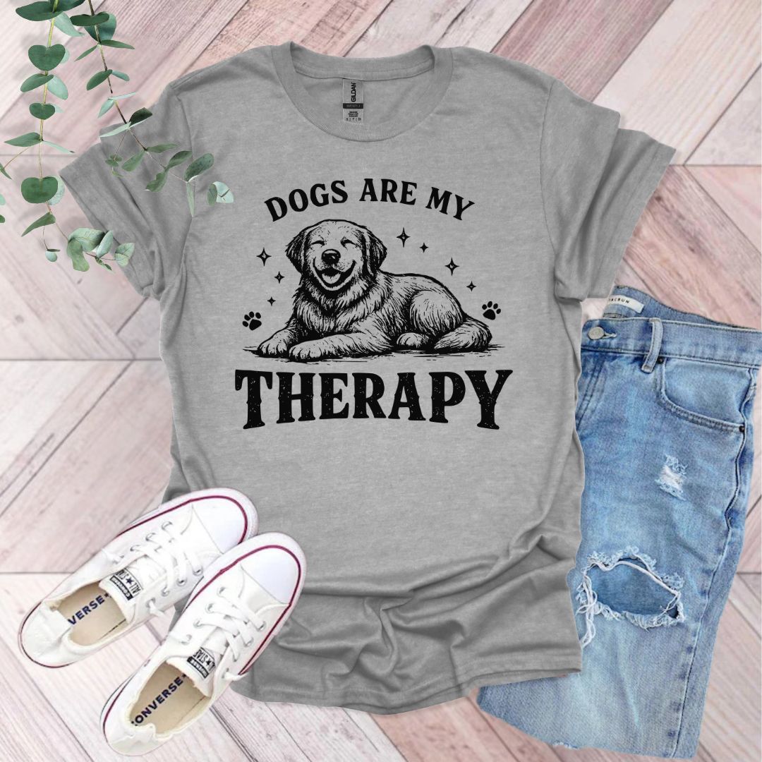 Dogs Are My Therapy T-Shirt