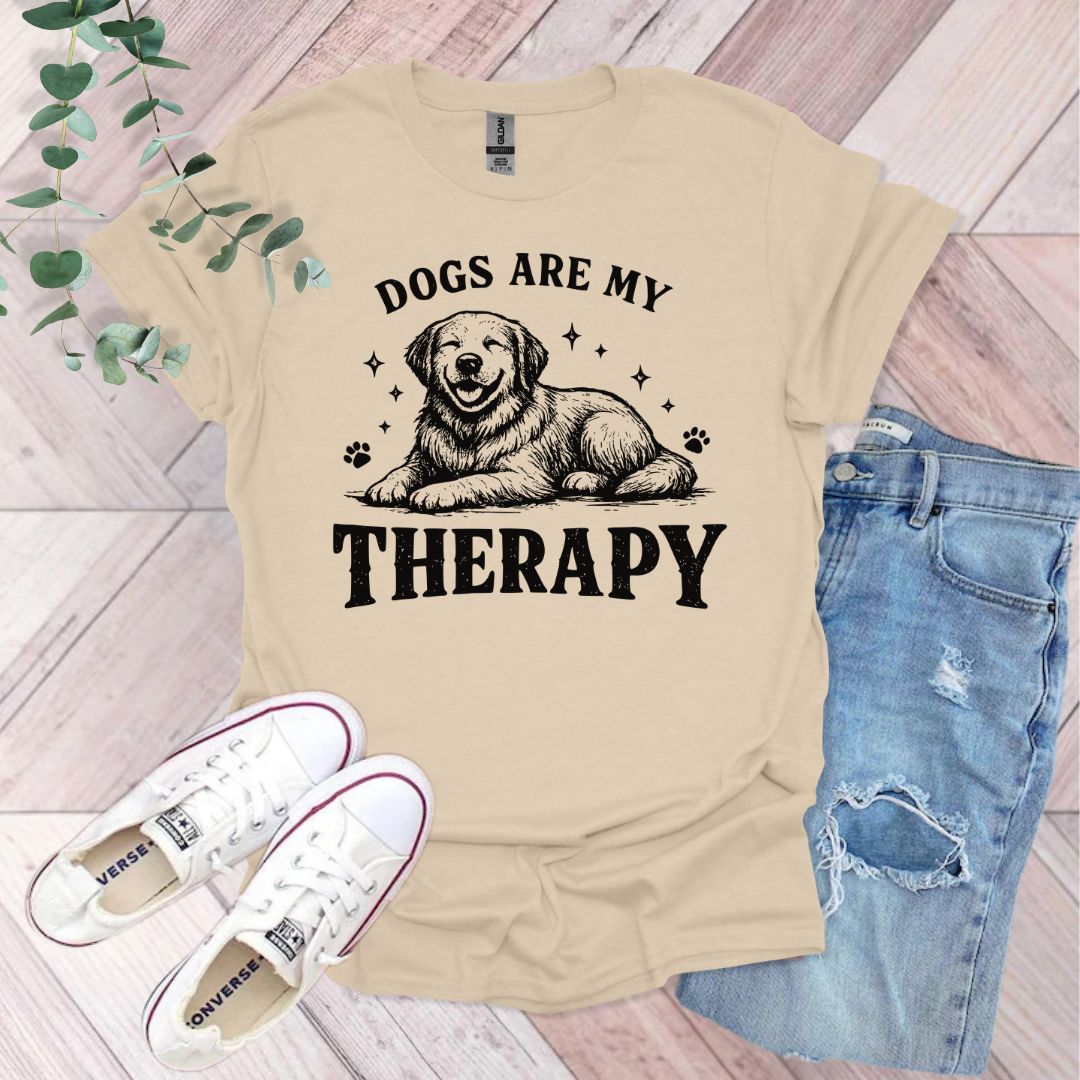 Dogs Are My Therapy T-Shirt