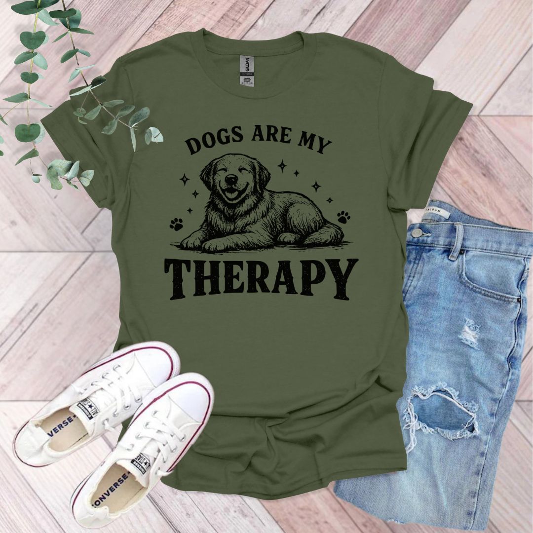 Dogs Are My Therapy T-Shirt