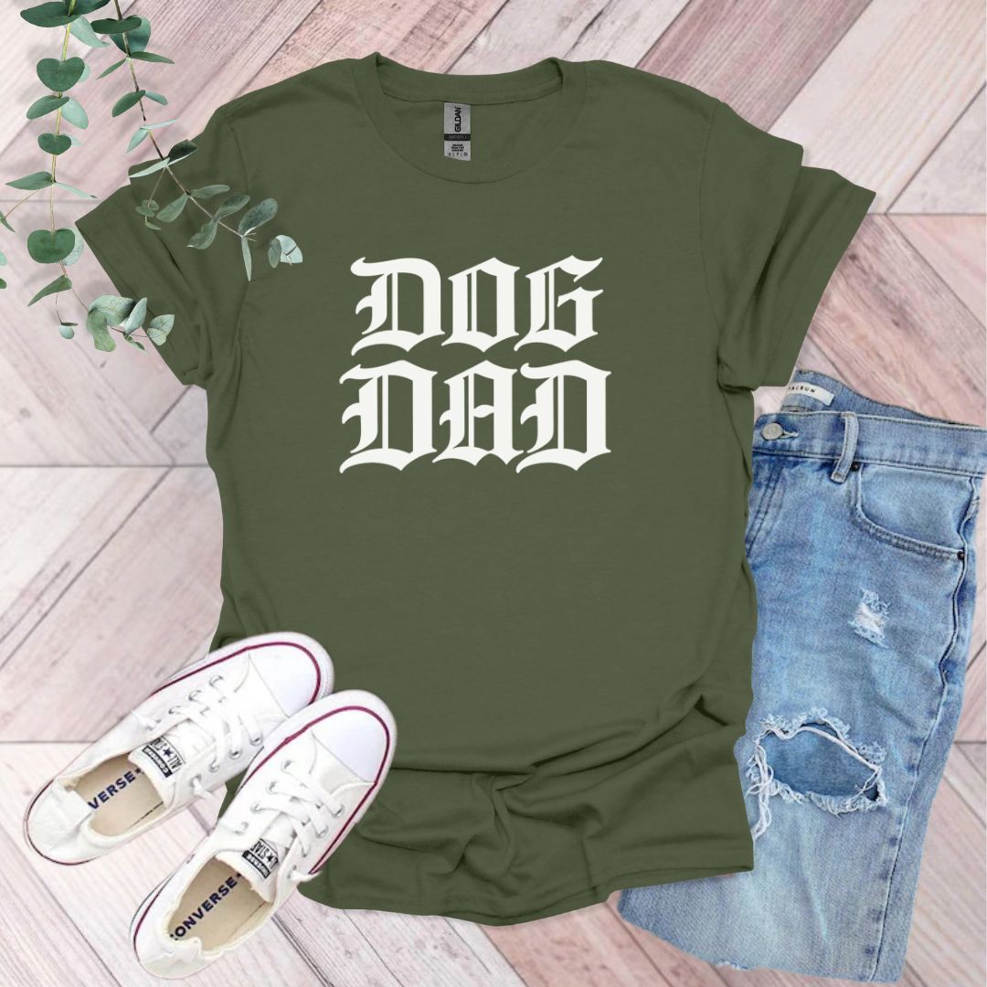 Dog Dad Gothic T-Shirt