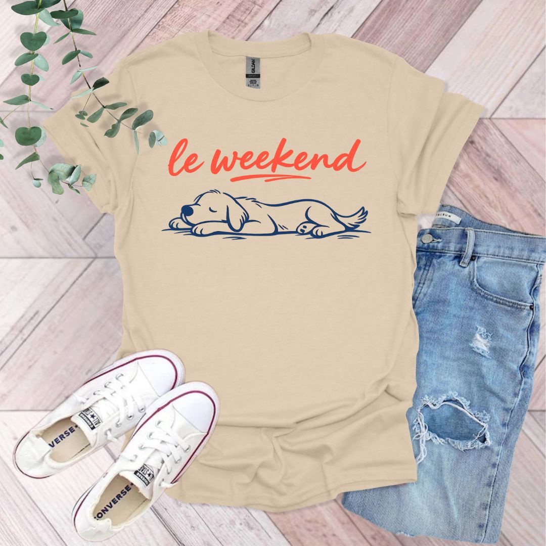 Le Weekend Dog T-Shirt