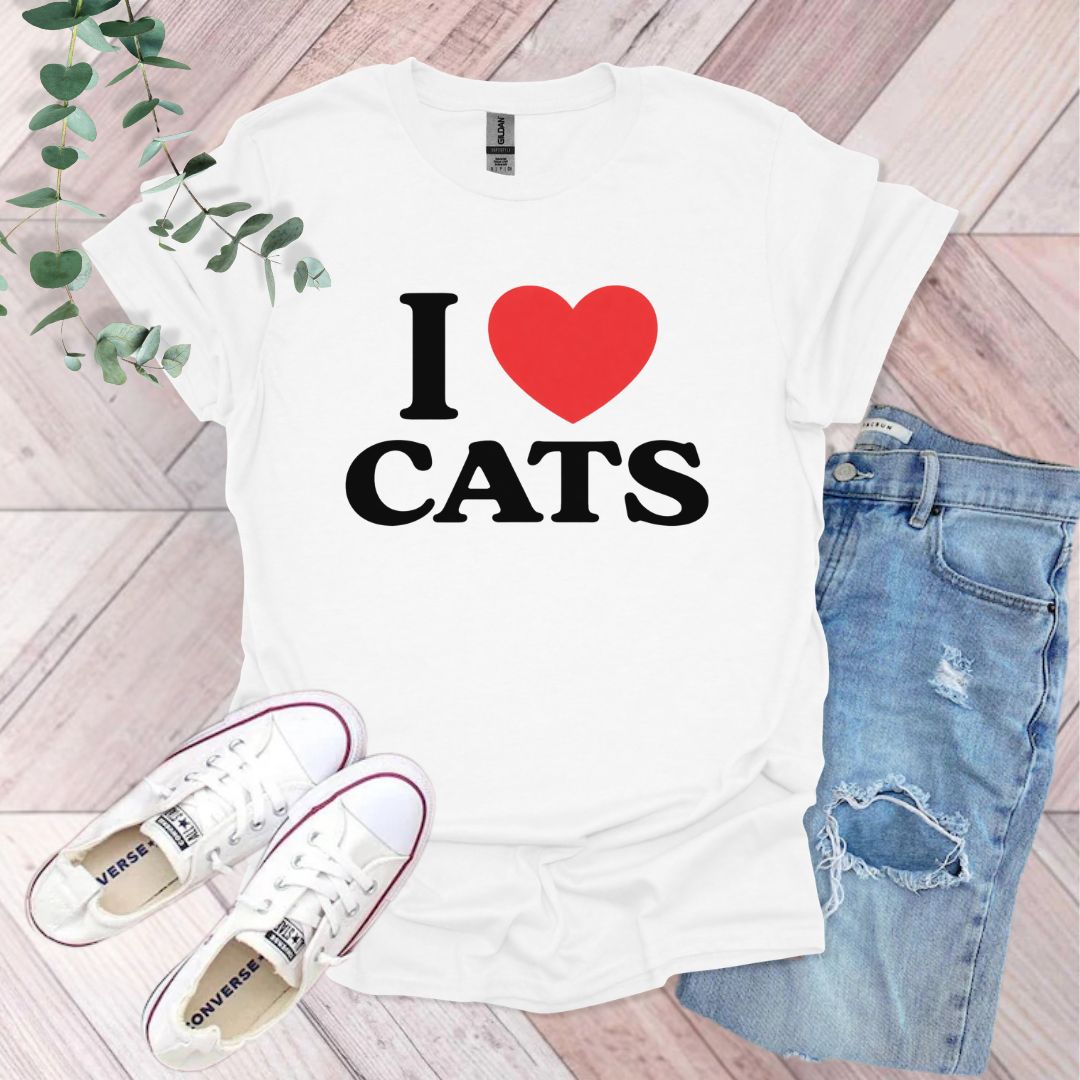 I Love Cats T-Shirt