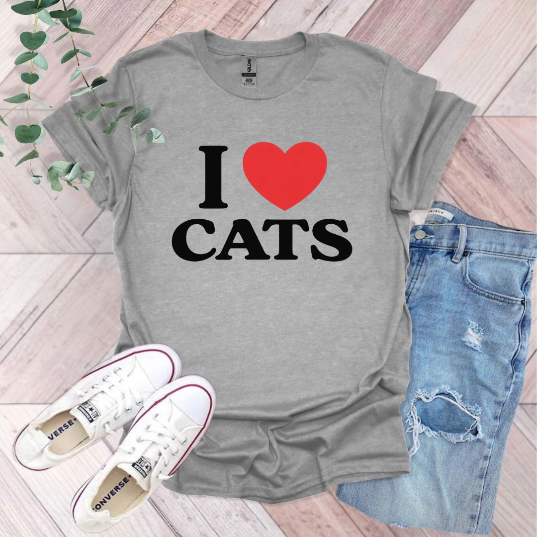 I Love Cats T-Shirt