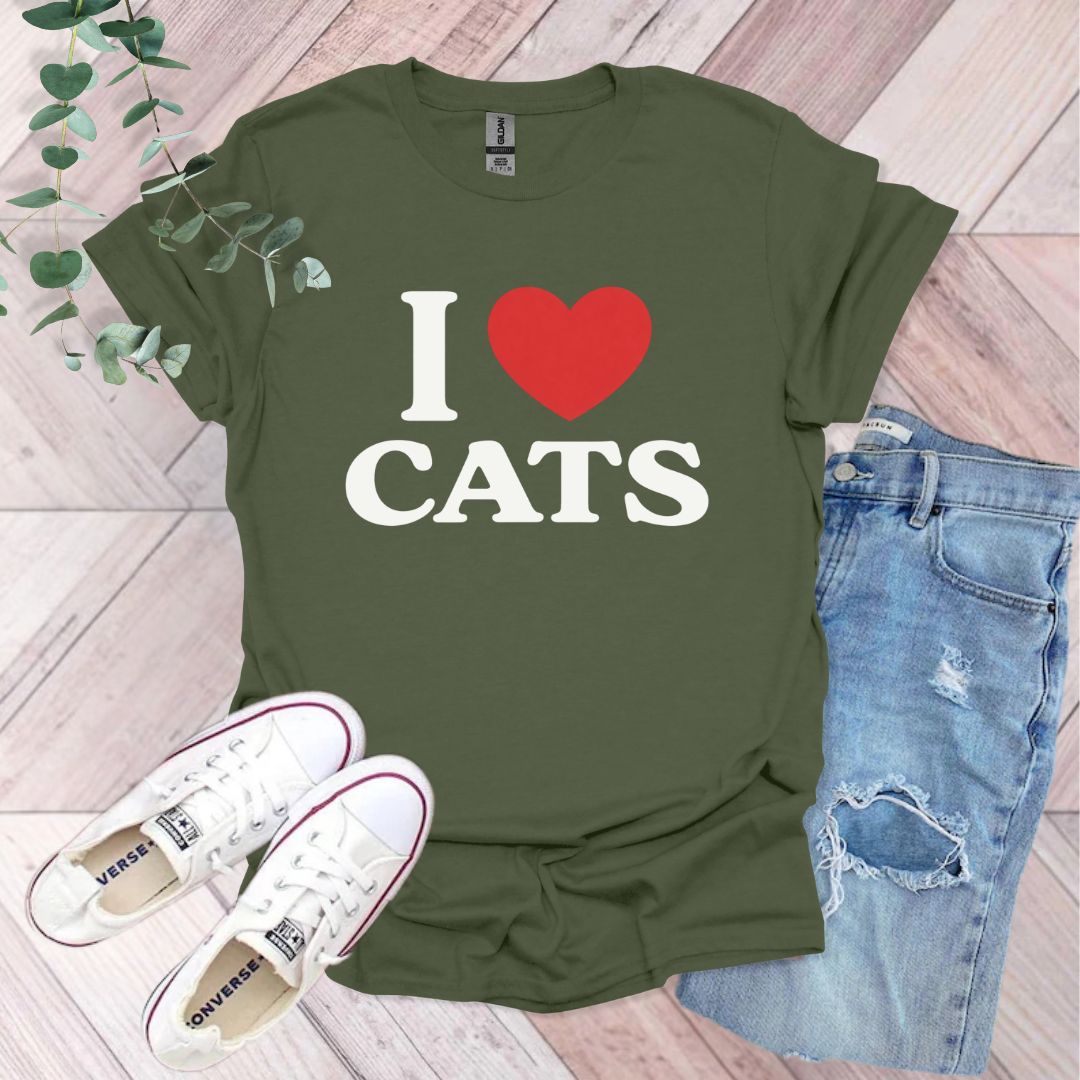 I Love Cats T-Shirt