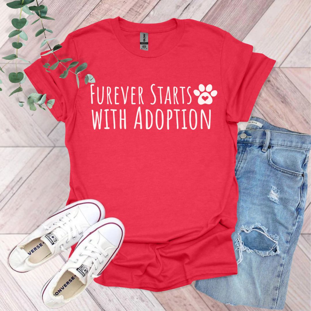 Furever Starts With Adoption T-Shirt