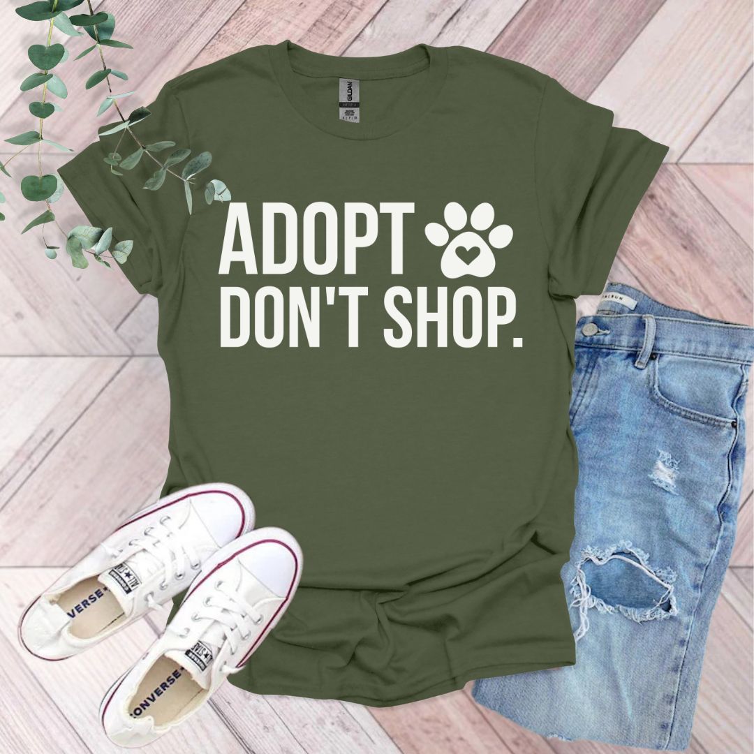 Adopt Don't Shop Shirt | Animal Lover Gift