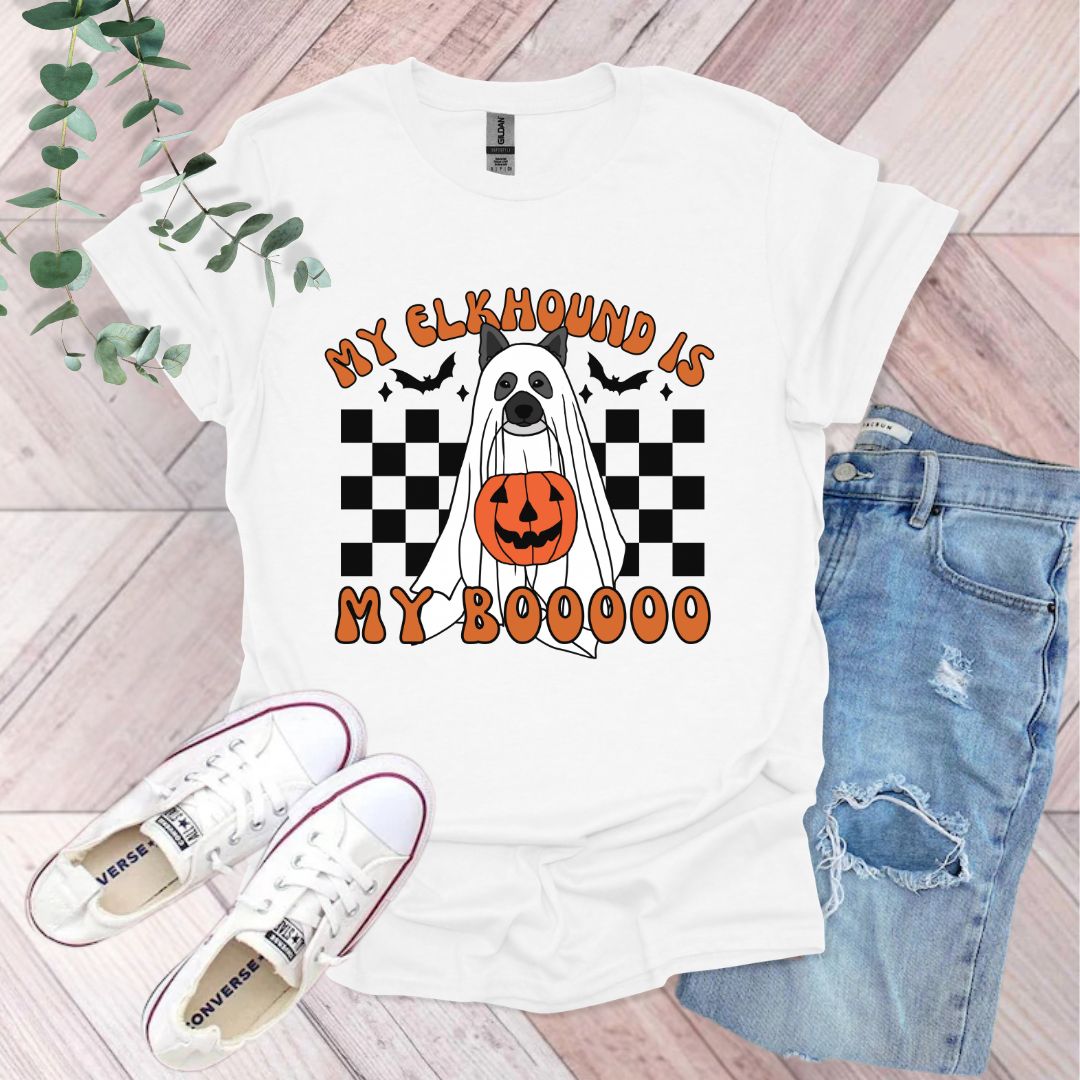 a white t - shirt with a jack - o - lantern on it