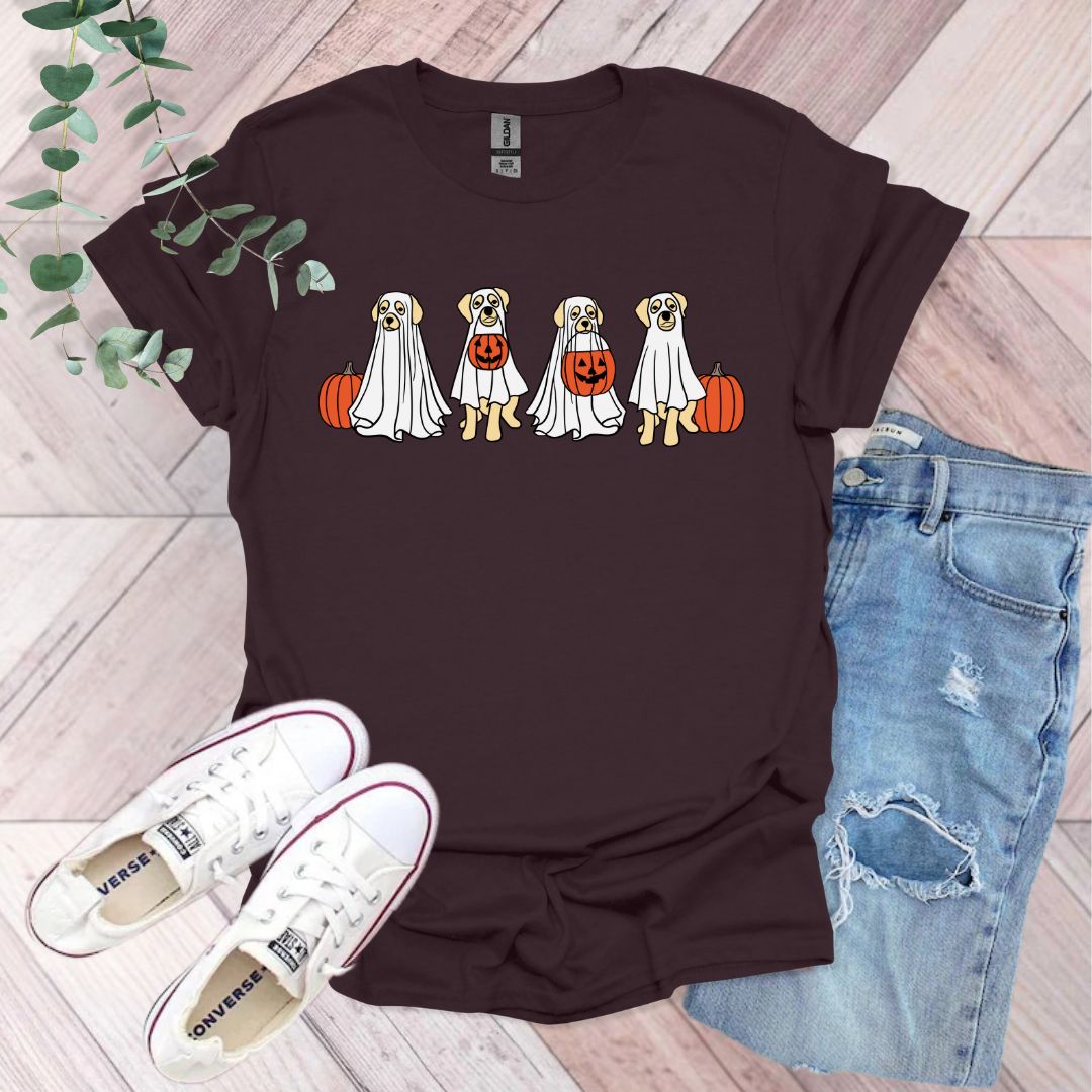 Halloween Ghost Labrador Retriever T-Shirt