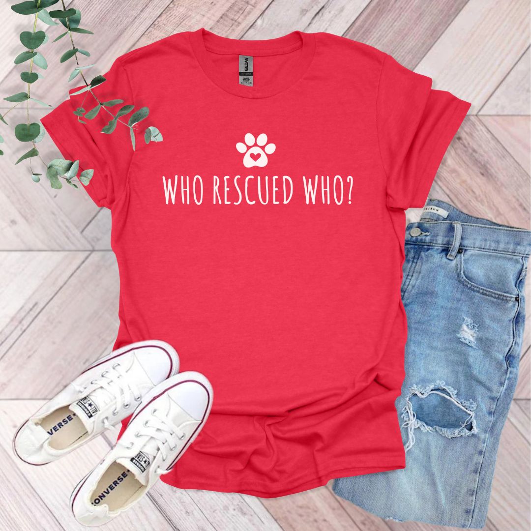 Who Rescued Who T-Shirt