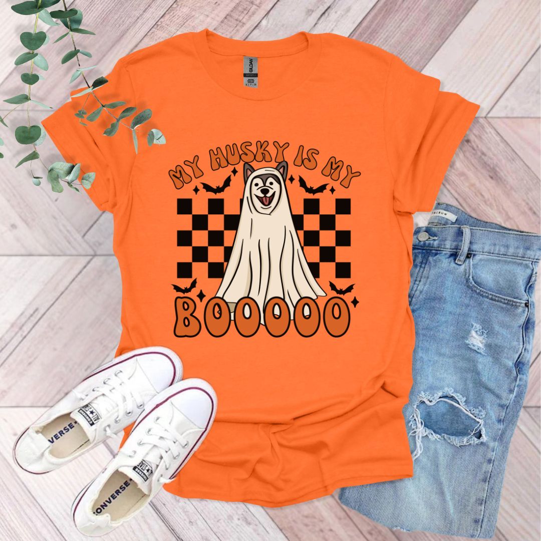 My Husky Is My Boo T-Shirt