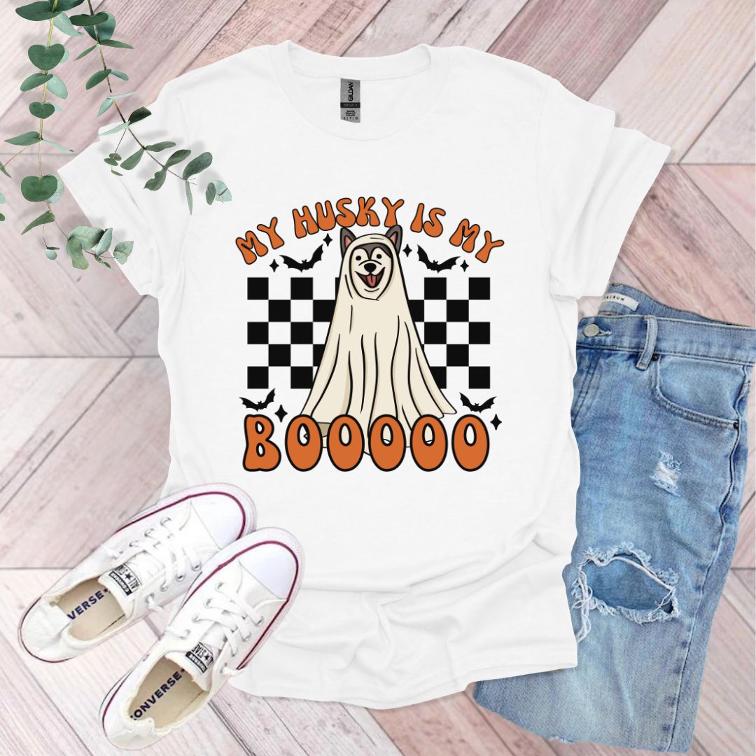 My Husky Is My Boo T-Shirt