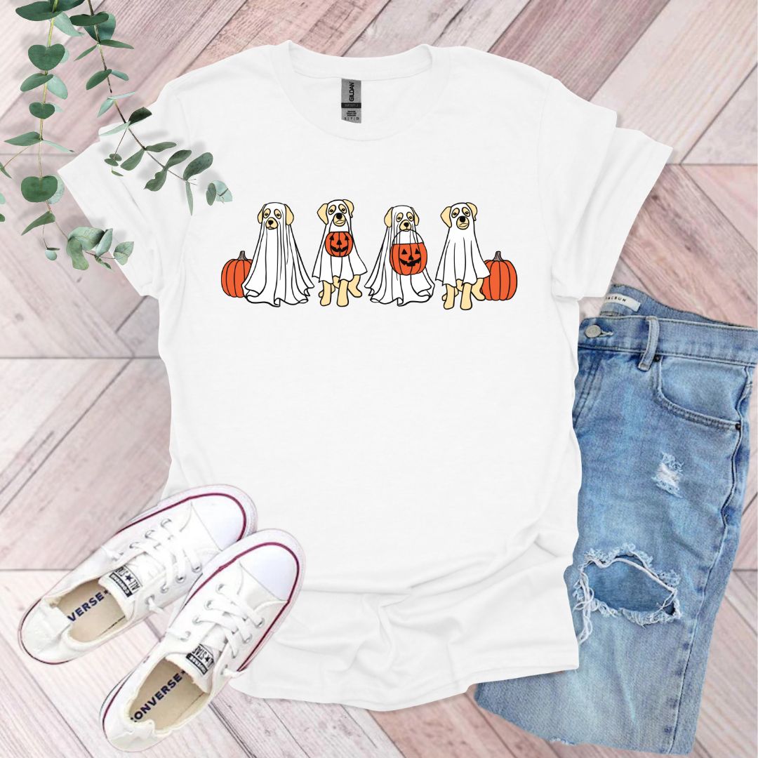 Halloween Ghost Labrador Retriever T-Shirt
