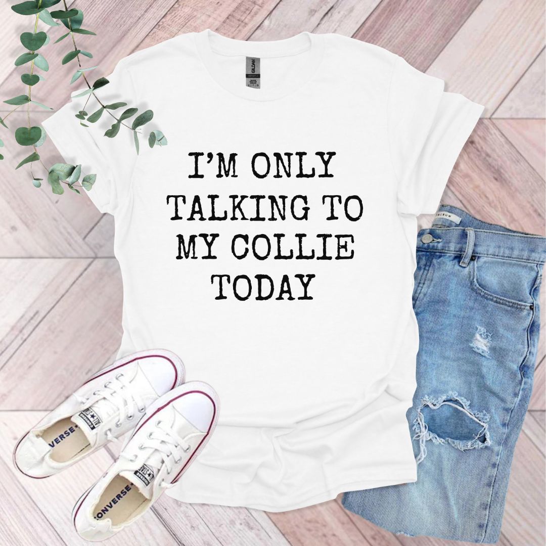 I'm Only Talking To My Collie Today T-Shirt