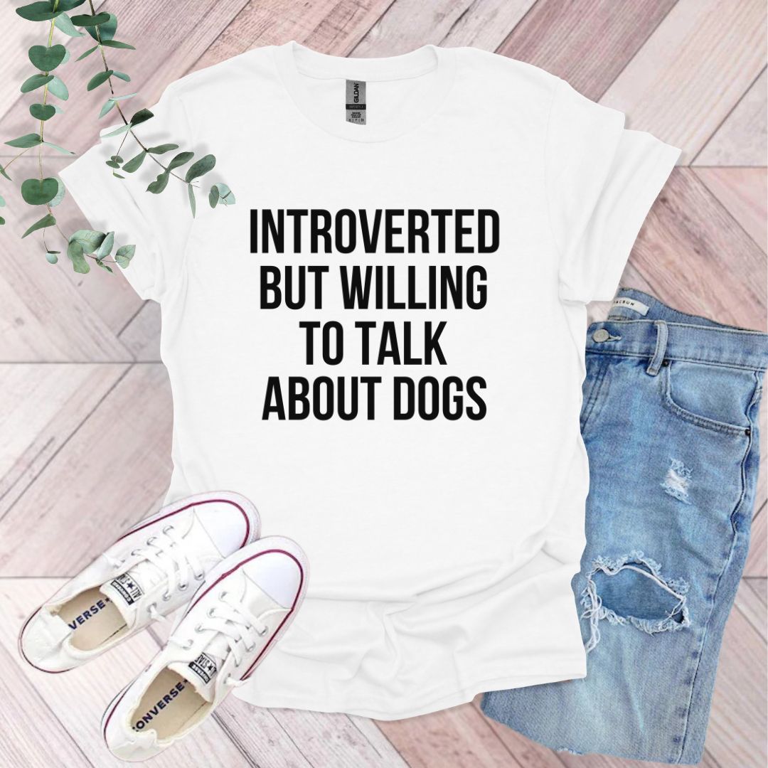 a white t - shirt with black writing on it