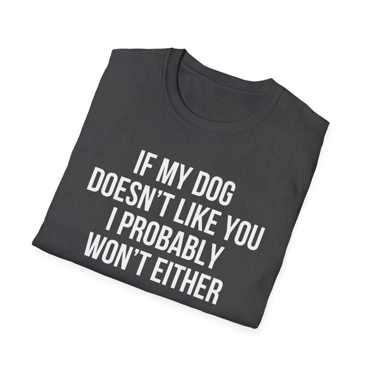 If My Dog Doesn't Like You I Probably Won't Either T-Shirt