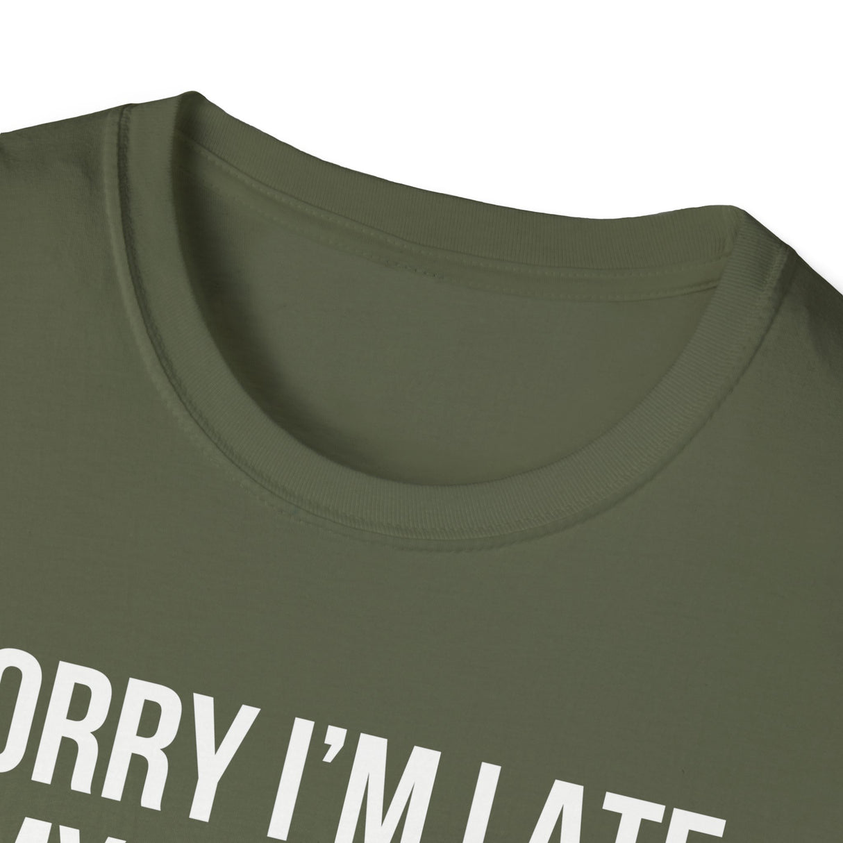 Sorry I'm Late My Cat Was Sitting On Me T-Shirt