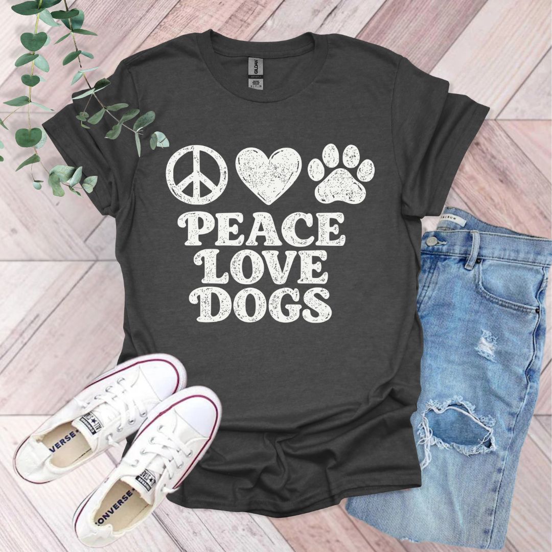 Peace Love Dogs T-Shirt