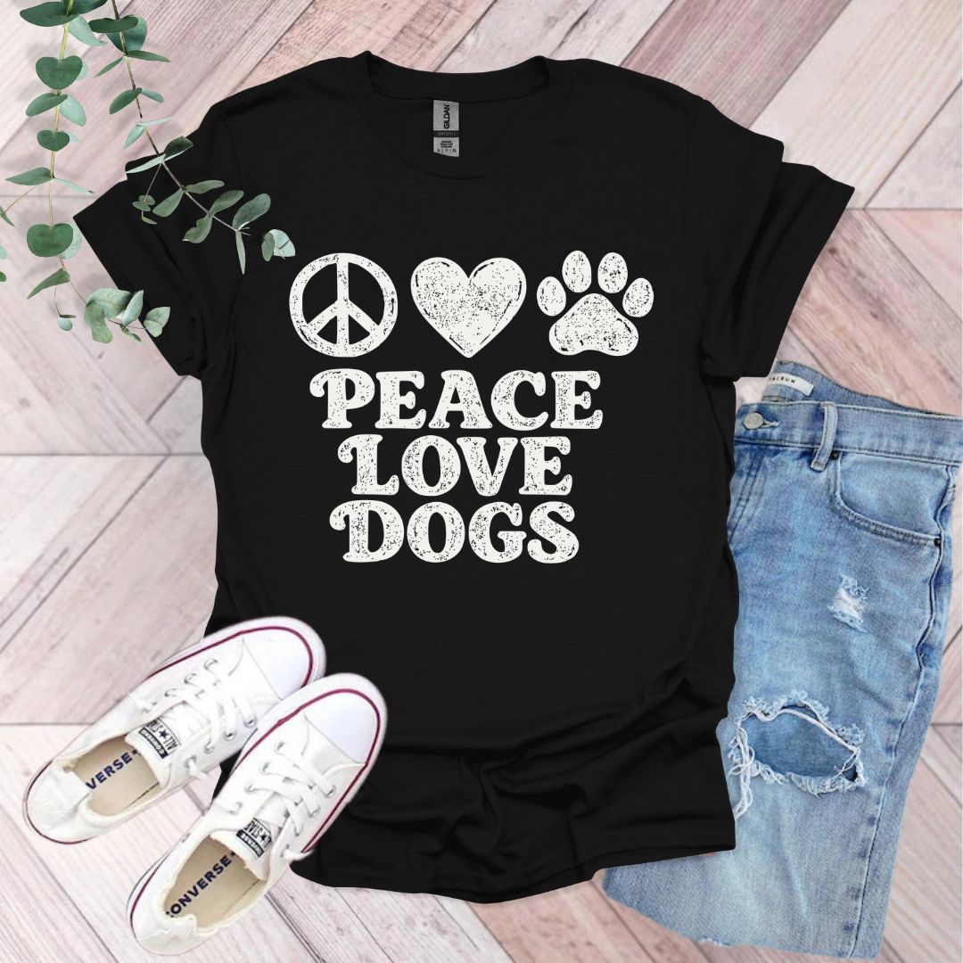 Peace Love Dogs T-Shirt
