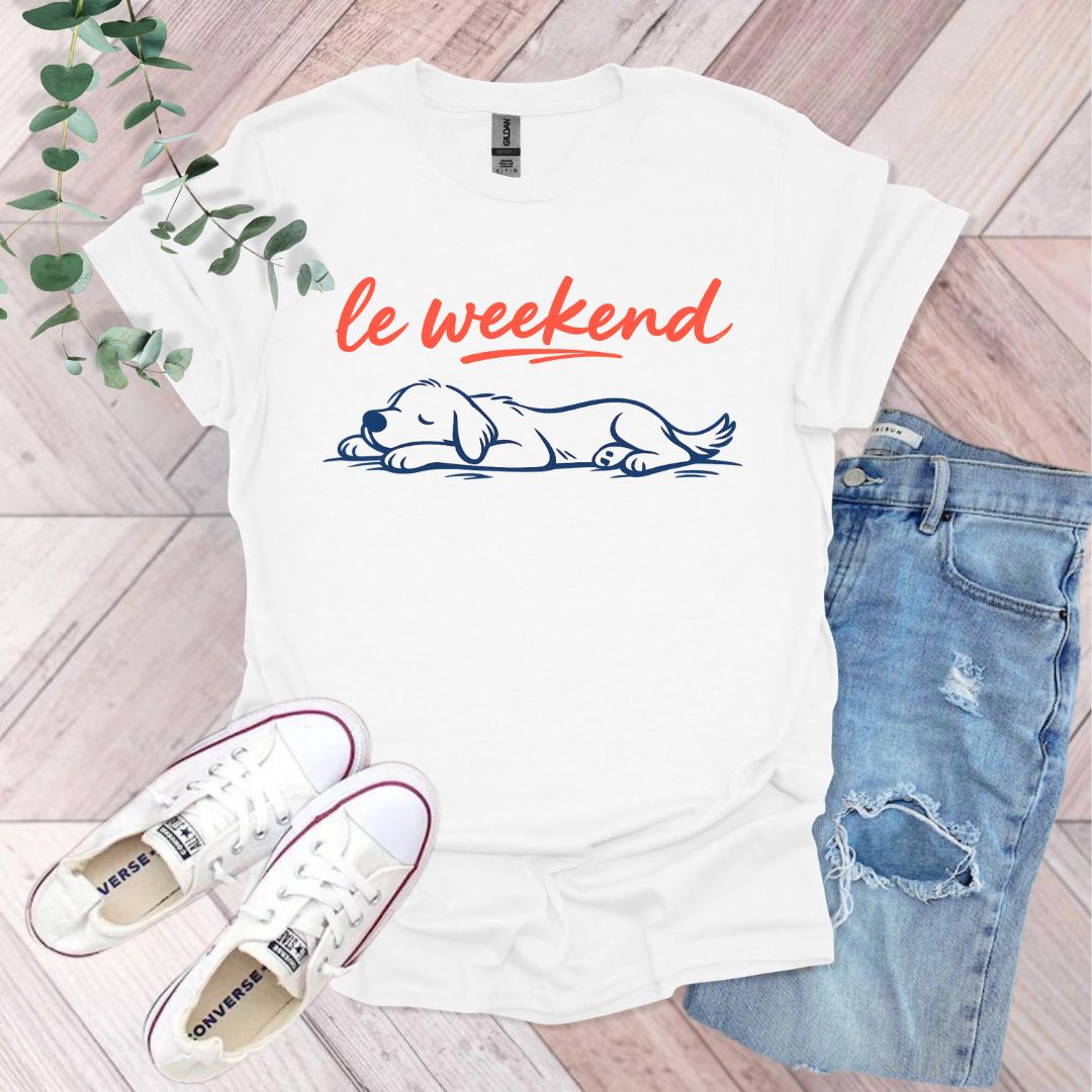 Le Weekend Dog T-Shirt