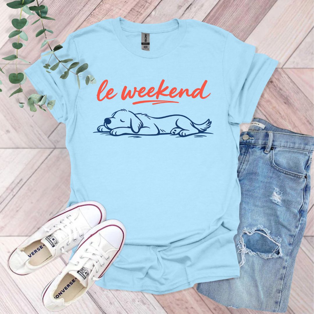 Le Weekend Dog T-Shirt