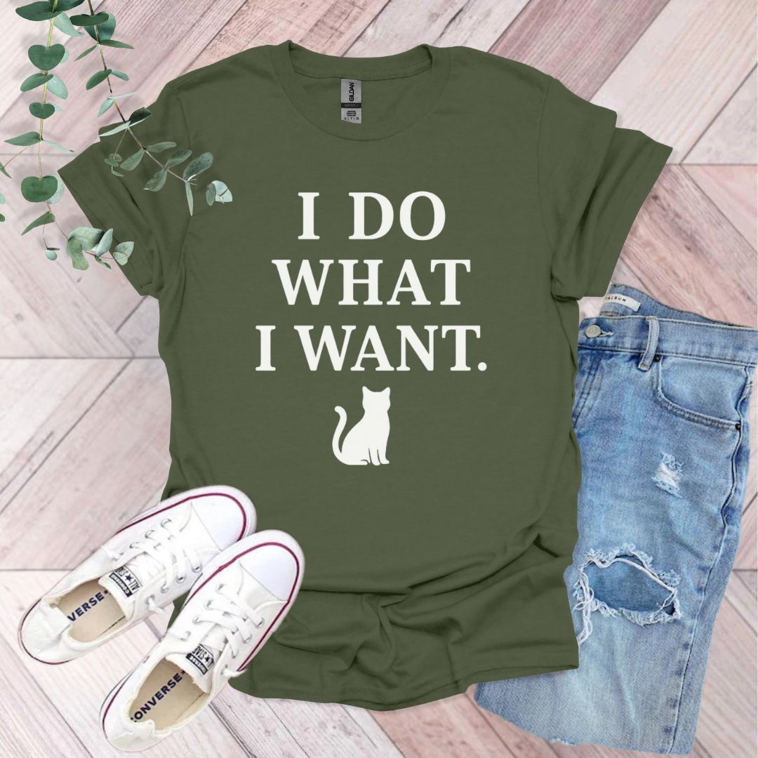 I Do What Want Cat T-Shirt