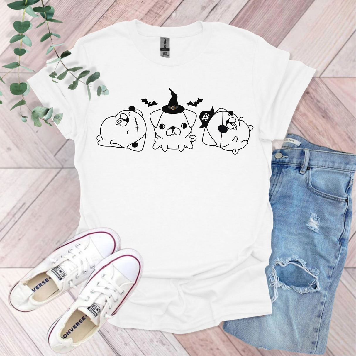 Halloween Pug T-Shirt