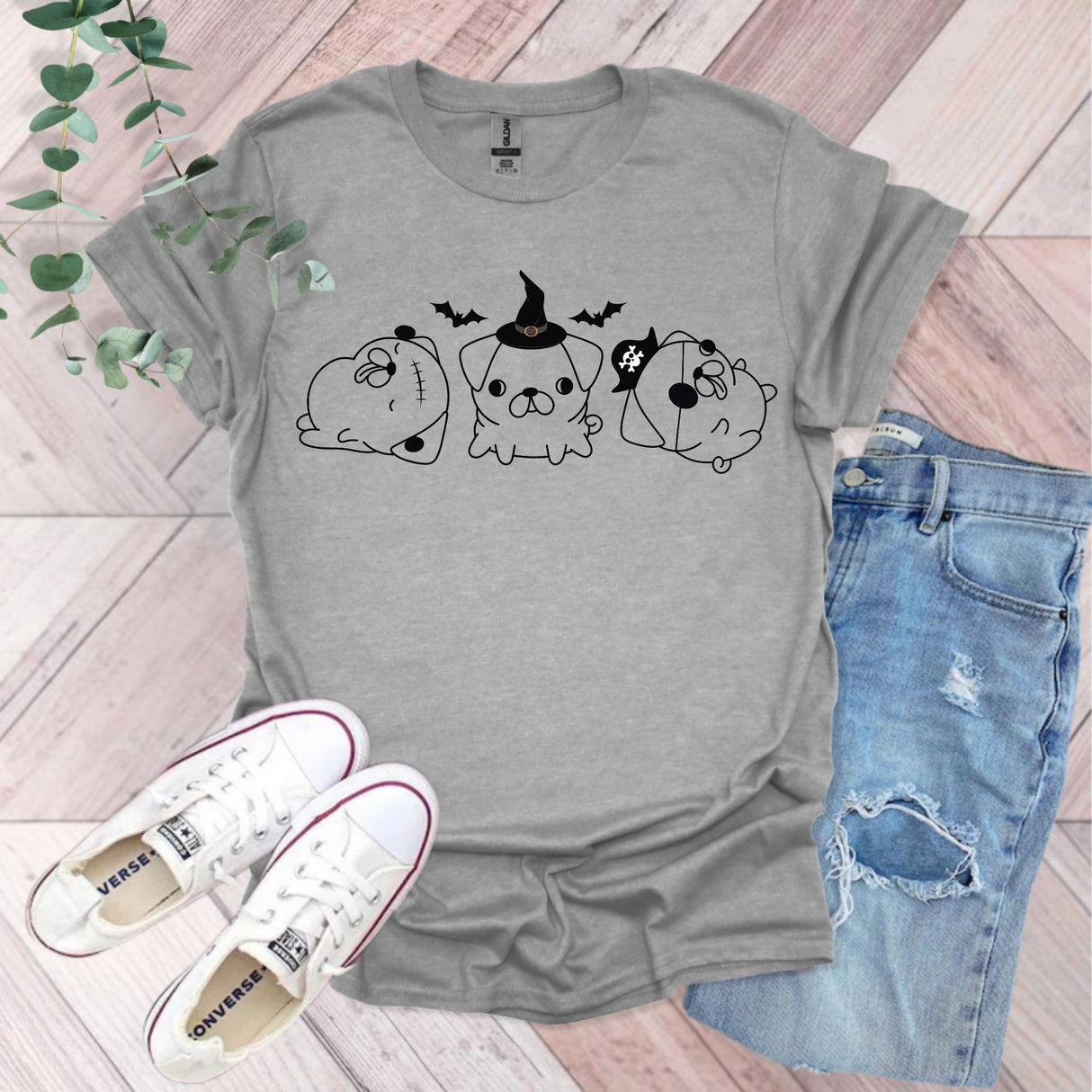 Halloween Pug T-Shirt