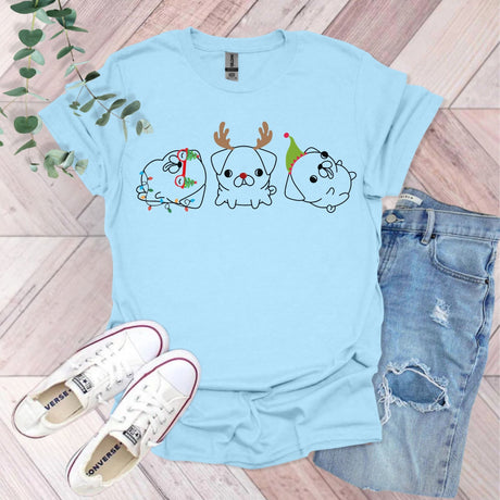 Christmas Pug T-Shirt