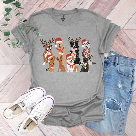 Cute Holiday Christmas Dog Lover T-Shirt