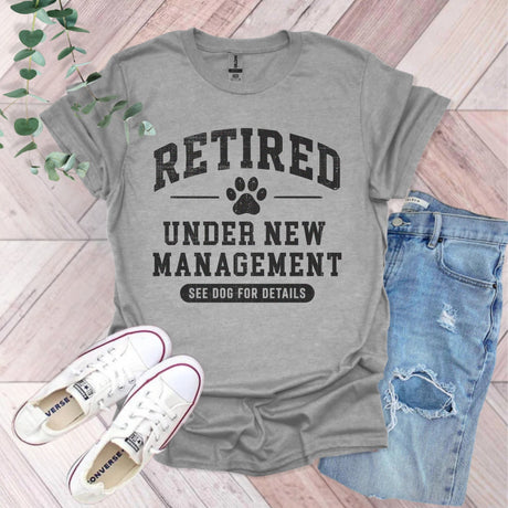 Retro Retired Under New Management See Dog For Details T-Shirt