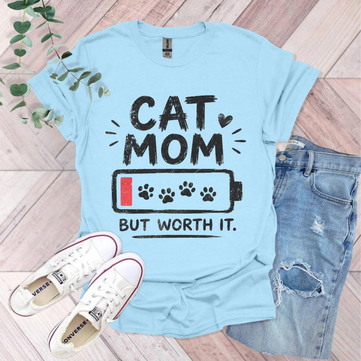 Cat Mom But Worth It T-Shirt