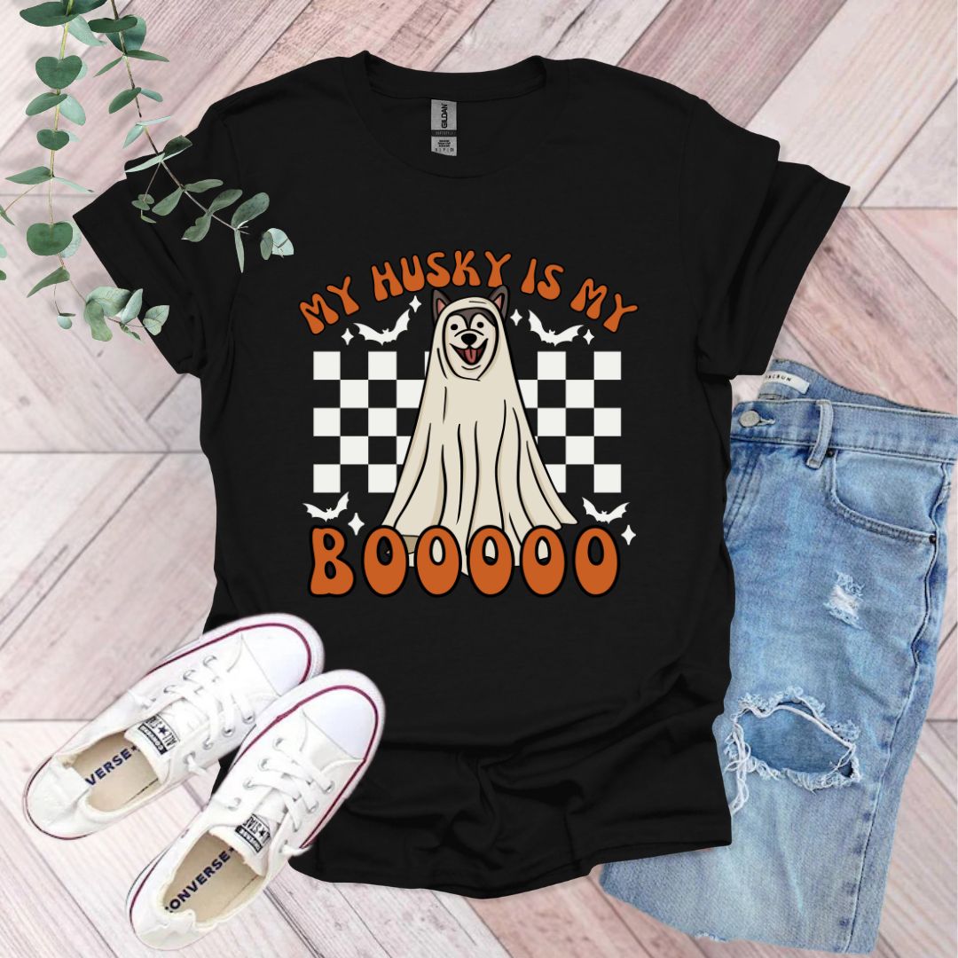 My Husky Is My Boo T-Shirt