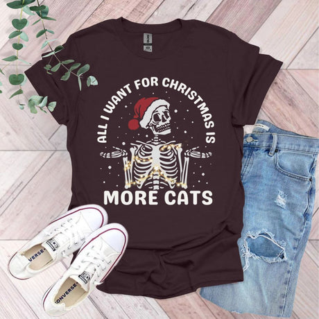 All I Want For Christmas Is More Cats T-Shirt