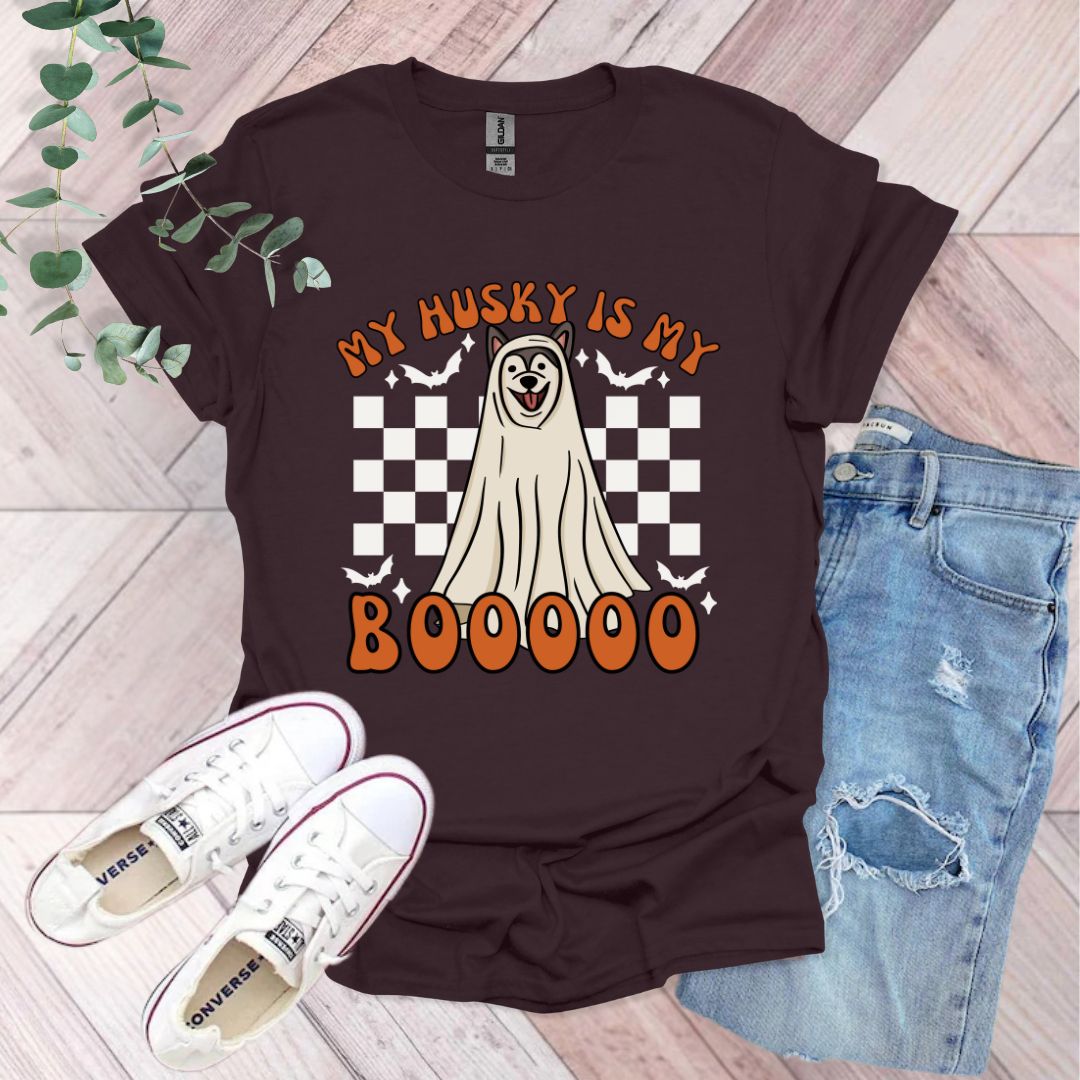 My Husky Is My Boo T-Shirt