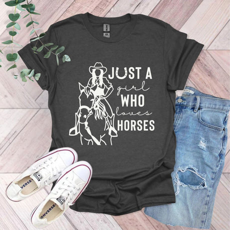 Just A Girl Who Likes Horses T-Shirt