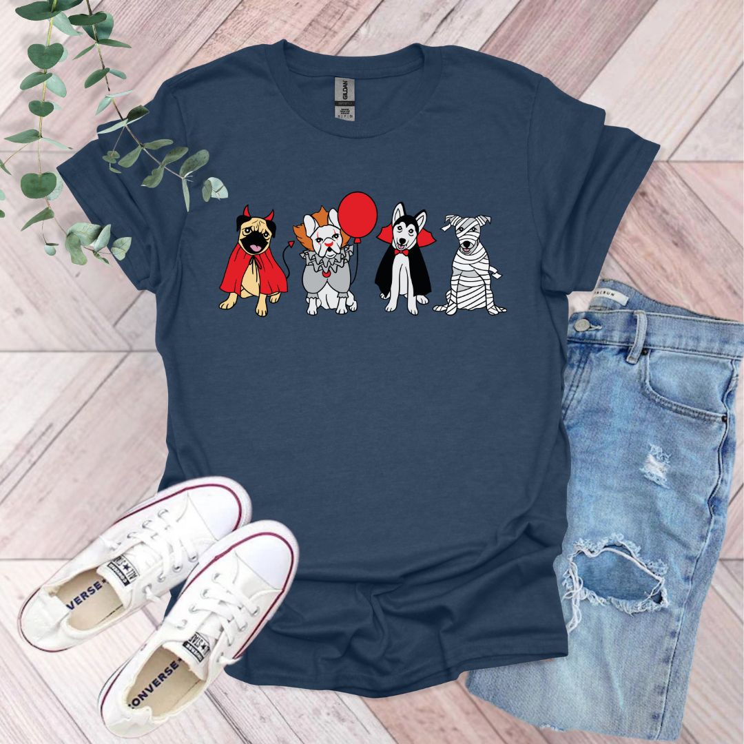 Halloween Dogs In Costumes T-Shirt
