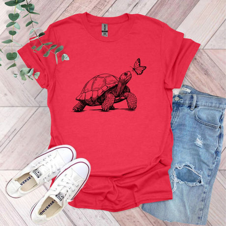 Tortoise And Butterfly T-Shirt