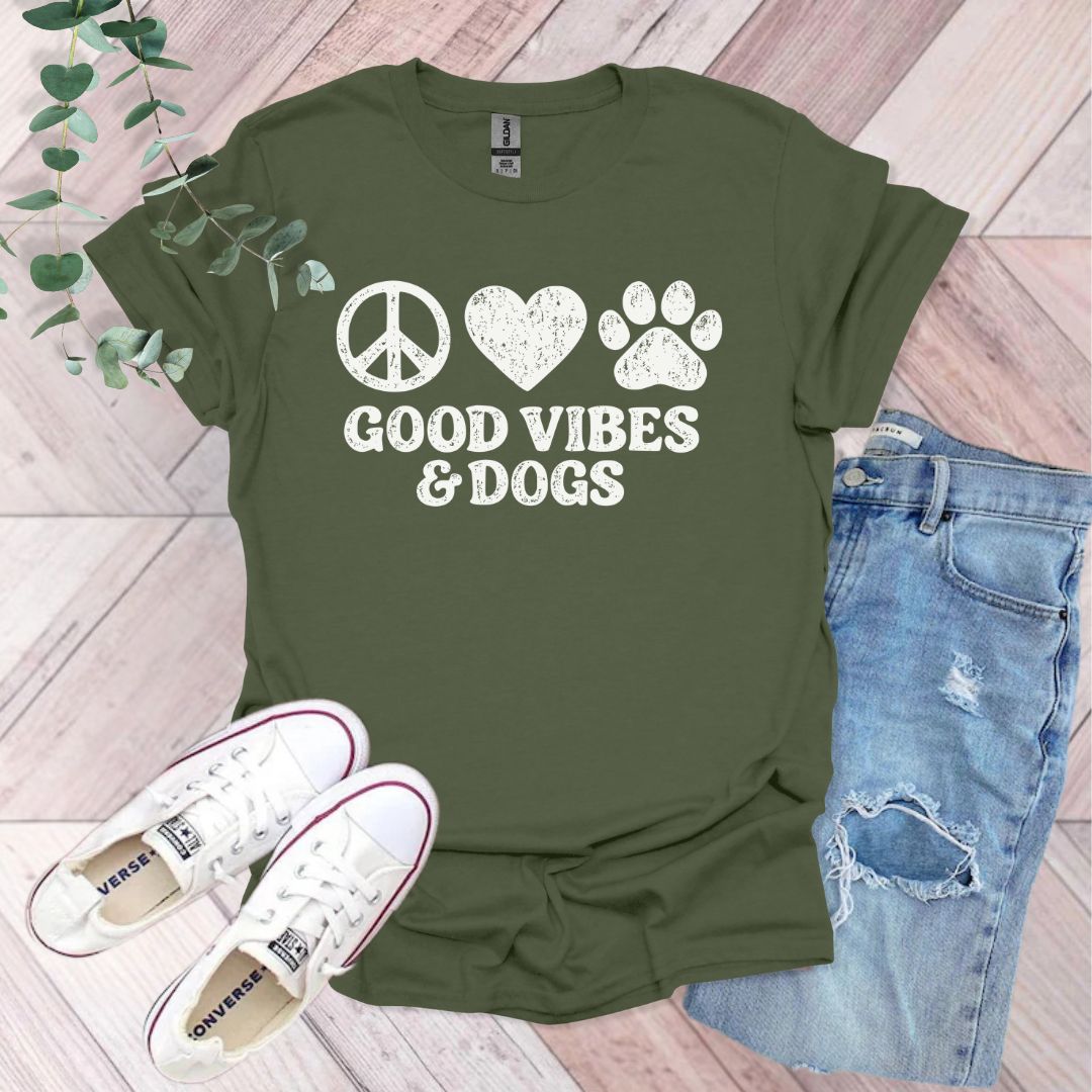 Good Vibes & Dogs T-Shirt