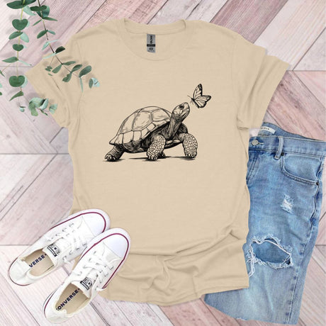 Tortoise And Butterfly T-Shirt