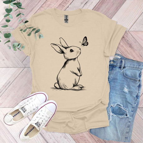 Bunny And Butterfly T-Shirt