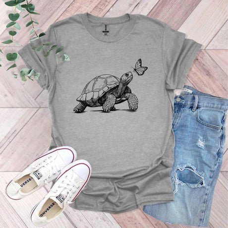Tortoise And Butterfly T-Shirt